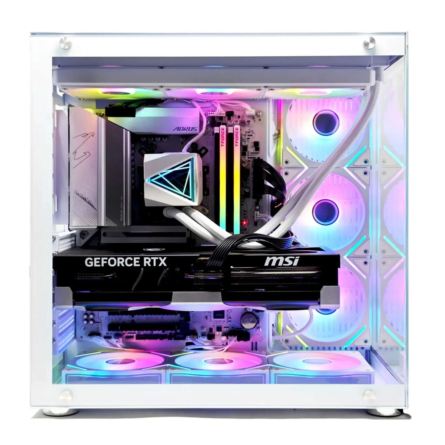 Customized Gaming Desktop AMD Ryzen7 5800X Core NVIDIA RTX5070 / 1TB M.2 NVMe SSD Win11 Pro Uniway Computer Alberta